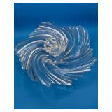 Clear Swirled Glass Bowl Set
