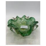 Murano Glass Bowl with Aventurine