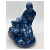 Rookwood Pottery Blue Flower Frog