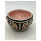 Handcrafted Hopi Pottery Bowl, 2x3"