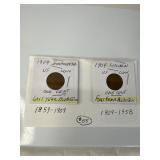 1909 Indian Head & Lincoln Cents
