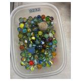 Multicolored Glass Marbles