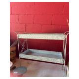 Small Two-Tier Metal Plant Stand