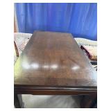 Wooden Coffee Table with Square Legs