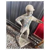 Cast Iron Jockey Lawn Ornament