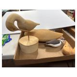 Shore Birds Unfinished Wooden Figures