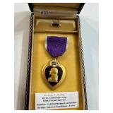 World War I Purple Heart Medal in Case