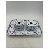 Royal Copenhagen Blue Fluted Desk Set