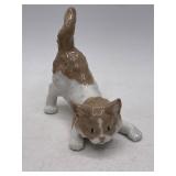 Lladro Handcrafted Ceramic Cat Figurine