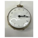 1830s William Hayler Coin Silver Pocket Watch