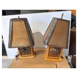 Vintage Wooden Lamps