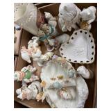 Figurines and Lenox Votive