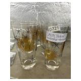 Five MCM Federal Celestial Starburst Glasses