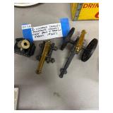 Three Vintage Miniature Cannons