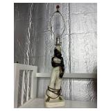 Figural Table Lamp With Woman Design