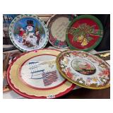 6 Decorative Metal Trays