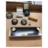 Jewelry Including Brooches and Clips
