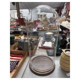 Glass Dome Display Case with Wood Base