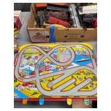 Vintage Tin Litho Carnival Playset