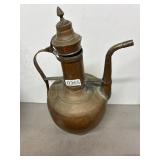 Copper Pitcher With Lid and Spout