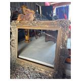 Ornate Giltwood Mirror Frame, 42x45
