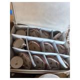 English Bone China Tea Set with Storage