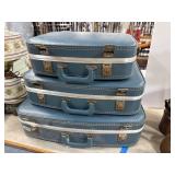 3-Piece Vintage Suitcase Set