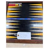 Framed Butterfly Wing Backgammon Art