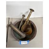 Metalware Items and Pestles
