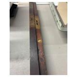 Wood and Brass Spirit Levels