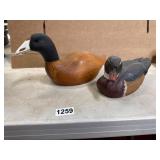 Hand-Carved Wooden Ducks