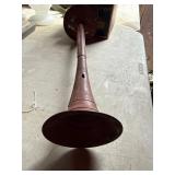 Rustic Metal Horn-Shaped Apparatus