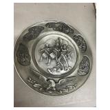 American Independence Pewter Decorative Plate