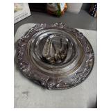Gorham Silver Serving Tray and Spoons