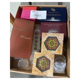 Empty Coin Collector Boxes and Cases