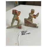 Barclay Manoil Brick Layers Figures