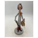 Handmade TP Ceramiche Figurine, 9"