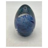 Art Glass Paperweight by Eichholt, 1989