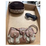 Coach Bag, Fendi Sunglasses, and Case