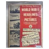 World War II Headlines And Pictures Booklet