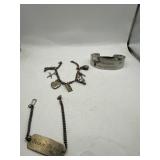Silver Jewelry Lot With Names