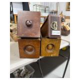 Four Assorted Wooden Drawer Fronts