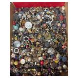 Large Assorted Button and Bead Lot