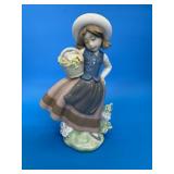 Lladro 1983 Porcelain Figurine of Girl