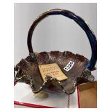 Fenton Carnival Glass Basket