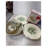 Vintage Lenox Christmas Tableware Set
