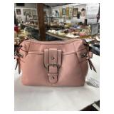 Pink Leather Nine West Handbag