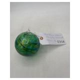 Hand-Blown Glass Hanging Ornament
