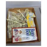 Skeleton Model Set with Bones Book