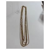 Monet Goldtone 4-Strand Necklace